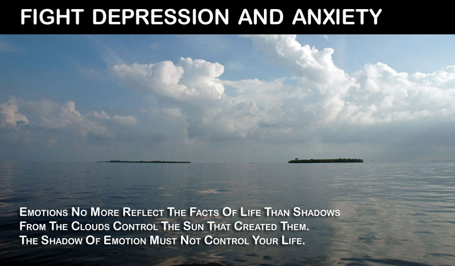 Fight depression and anxiety - Say goodbye to depression and hello to a positive mind.